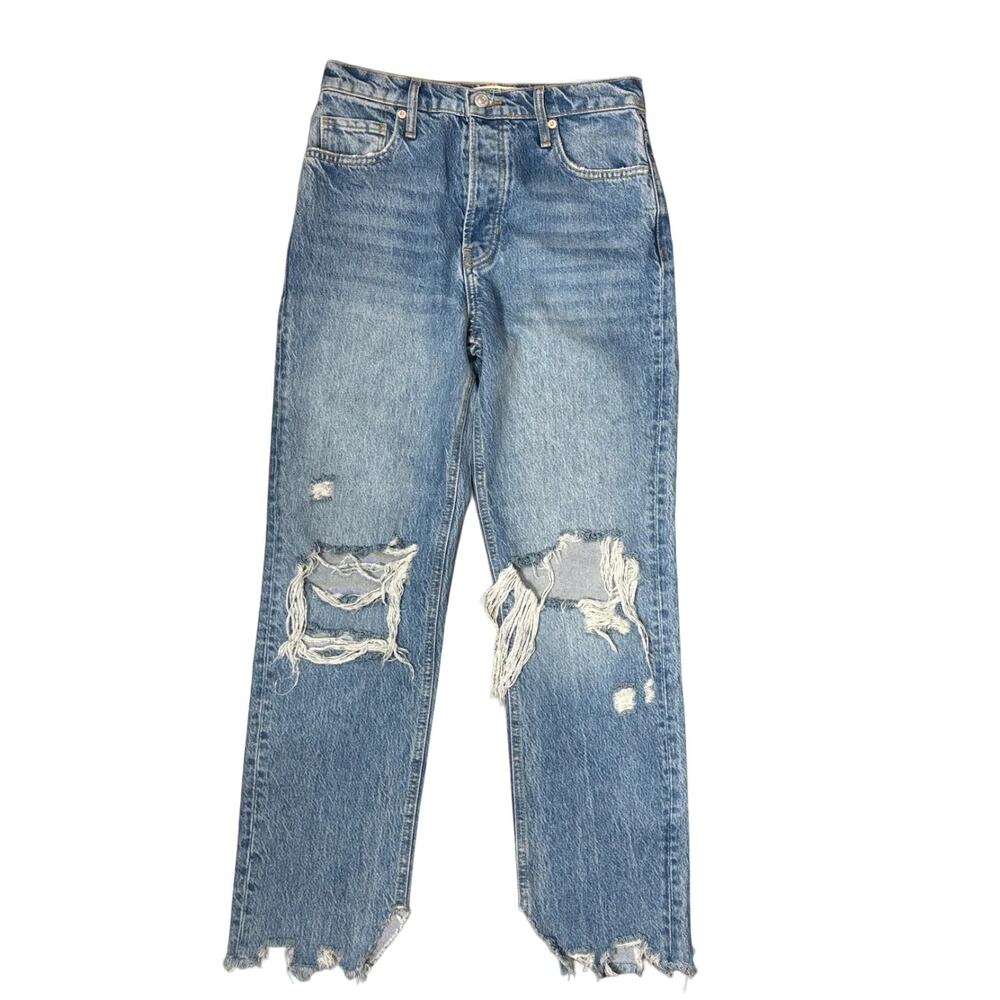 Free People We the Free Tapered Baggy Boyfriend Jeans 26 NWT